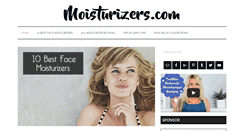 Desktop Screenshot of moisturizers.com
