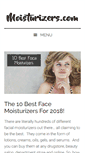 Mobile Screenshot of moisturizers.com